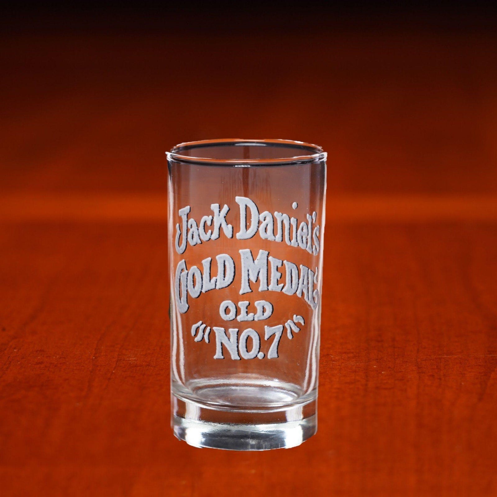 Jack Daniel's highball glasses, set of 2, Old No. 7, Gentleman Jack face,  3