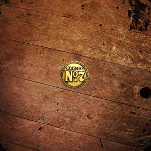 Jack Daniel’s 1980’s Metal Old No 7 Button - The Whiskey Cave