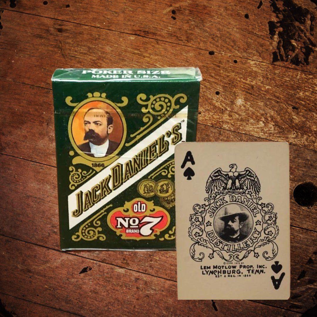 Jack Daniel’s 1980’s Sealed Deck of Cards Green - The Whiskey Cave