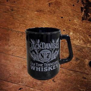 Jack Daniel’s 1990’s Fenton Mug Angled Handle - The Whiskey Cave