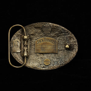 Jack Daniel’s 1992 Red Dog Saloon Enameled Buckle - The Whiskey Cave