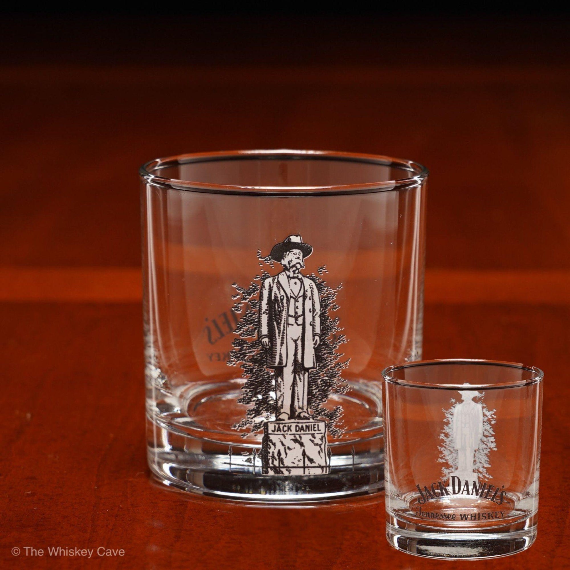 Jack Daniel’s 2000 Statue Rocks Glass - The Whiskey Cave