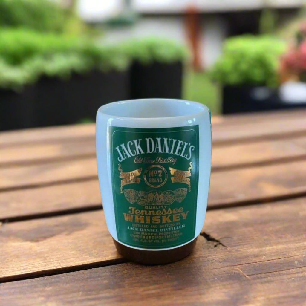 Jack Daniel’s 2006 Porcelain Green Label Shot Glass - The Whiskey Cave