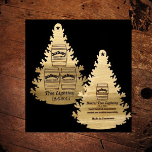 Jack Daniel’s 2014 Barrel Tree Wood Ornament - The Whiskey Cave