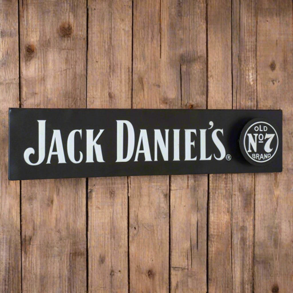 Jack Daniel's 3 Dimensional Metal Old No 7 Sign - The Whiskey Cave