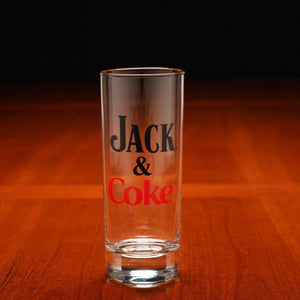 Jack Daniels and Coke Highball Glass - The Whiskey Cave