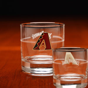 Jack Daniel’s Arizona Diamondbacks MLB Glass - The Whiskey Cave