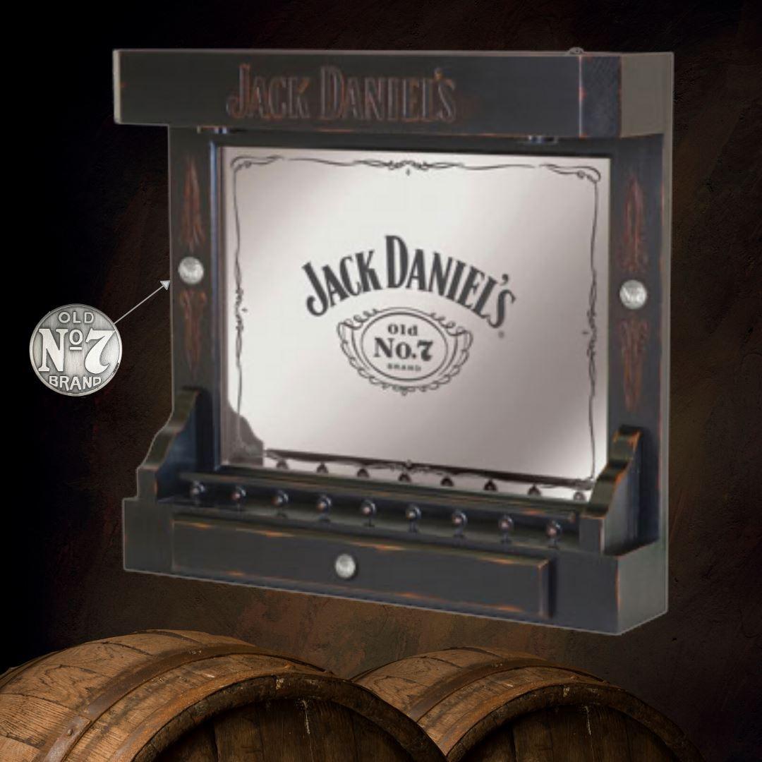 Jack Daniel's Back Bar Hardwood Mirror - The Whiskey Cave