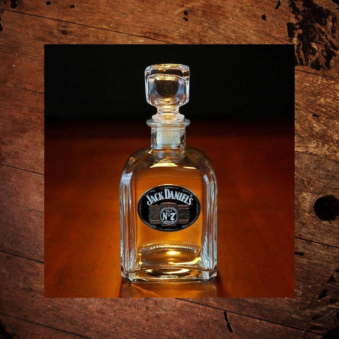 Jack Daniel's Barware matching decanters, glasses and shots - The