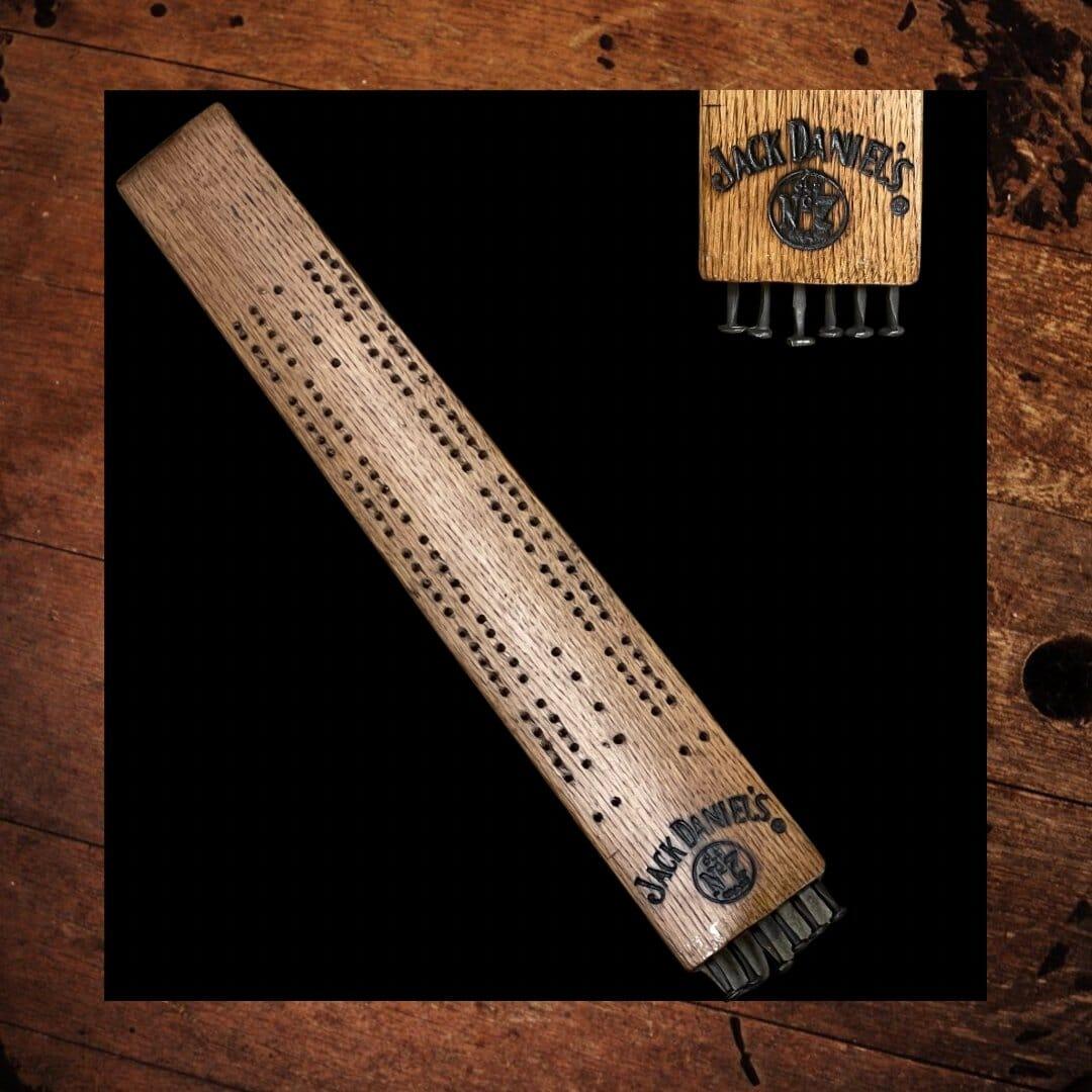 Jack Daniel’s Barrel Stave Cribbage Board - The Whiskey Cave