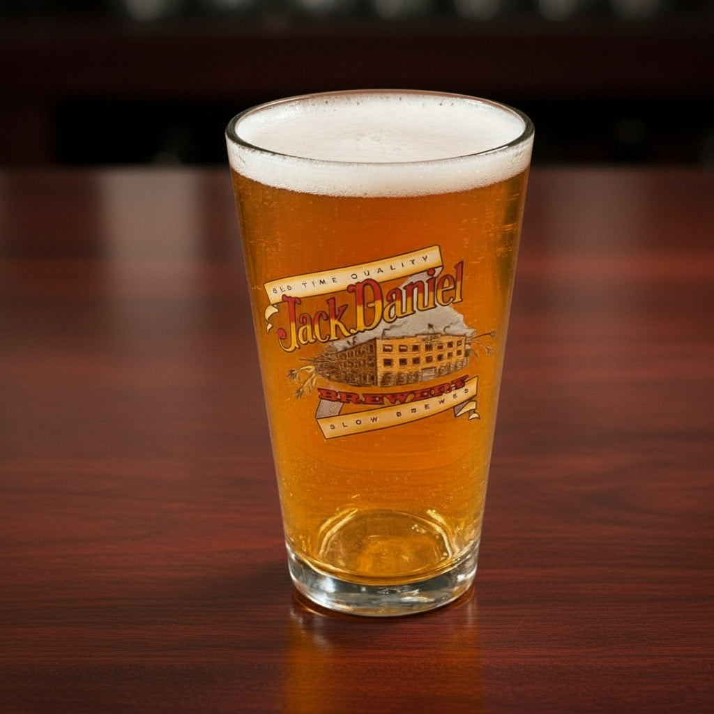Jack Daniel’s Beer Late 90’s Pint Glass - The Whiskey Cave