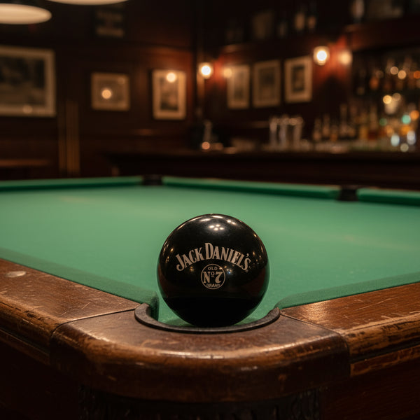 Jack Daniel's Official Cue Ball - Regulation Size Billiards Pool Accessory