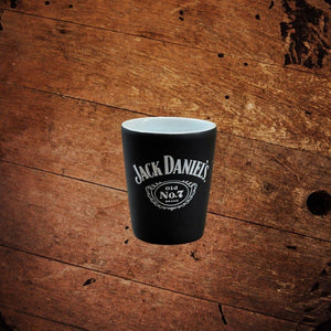 Jack Daniel’s Black and White Shot Glass - The Whiskey Cave