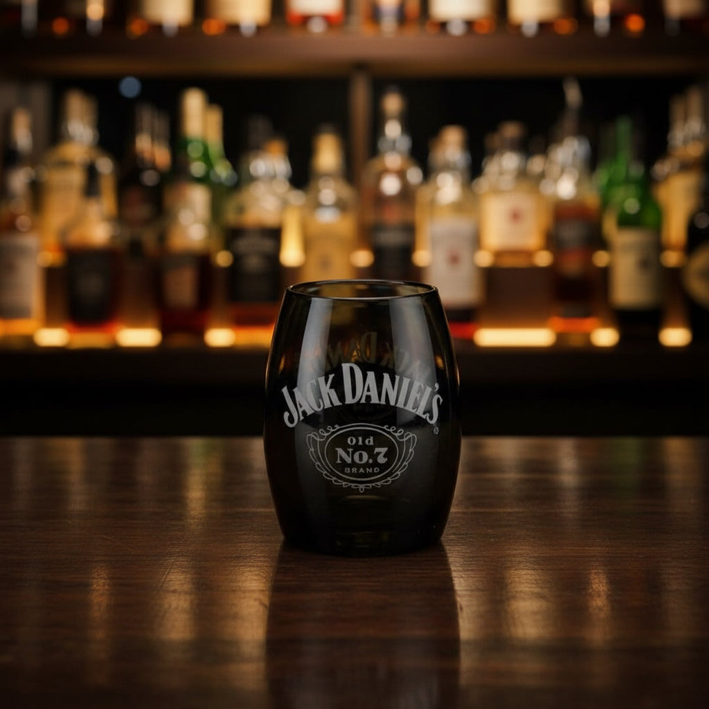 Jack Daniel’s Black Glass Barrel Shot Glass - The Whiskey Cave