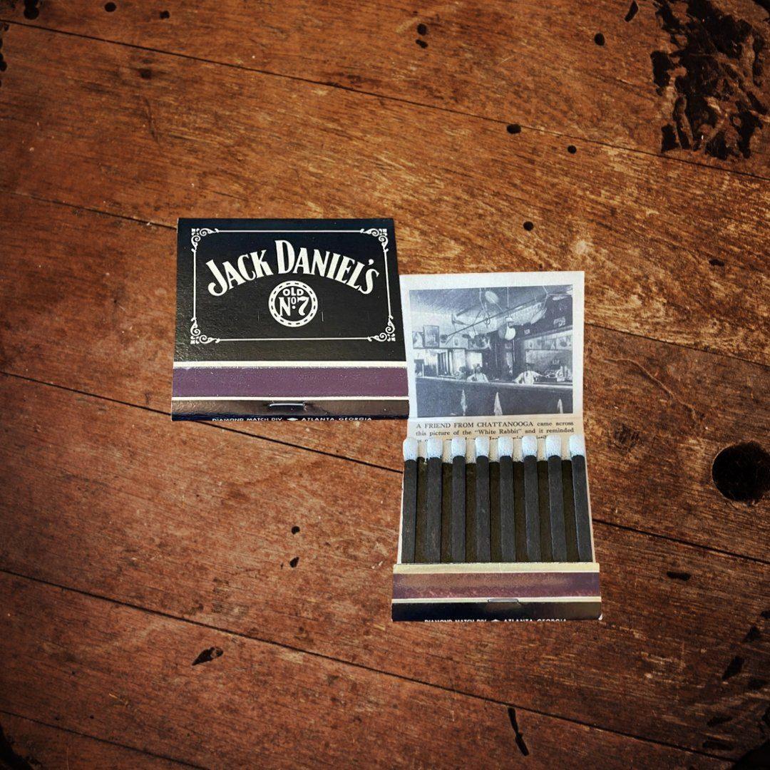 Jack Daniel’s Black Label 70’s Matchbook White Rabbit - The Whiskey Cave
