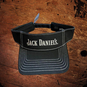 Jack Daniel’s Black Velcro Back Visor - The Whiskey Cave
