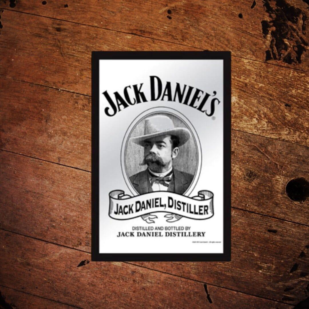 Jack Daniel’s Cameo Portrait Framed Mirror - The Whiskey Cave