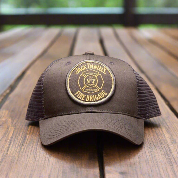 Jack Daniel's Fire Brigade Hat | Charcoal Gray Mesh Back - The