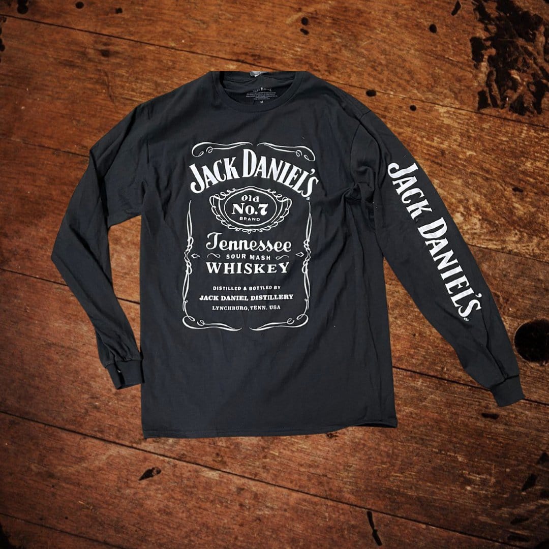 Jack Daniel’s Classic Black Label Long Sleeve T-Shirt - The Whiskey Cave