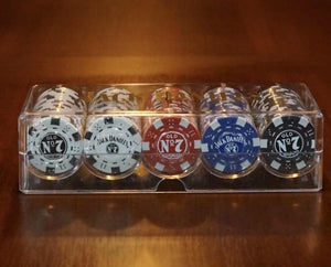 Jack Daniel’s Clay Poker Chips Set - The Whiskey Cave