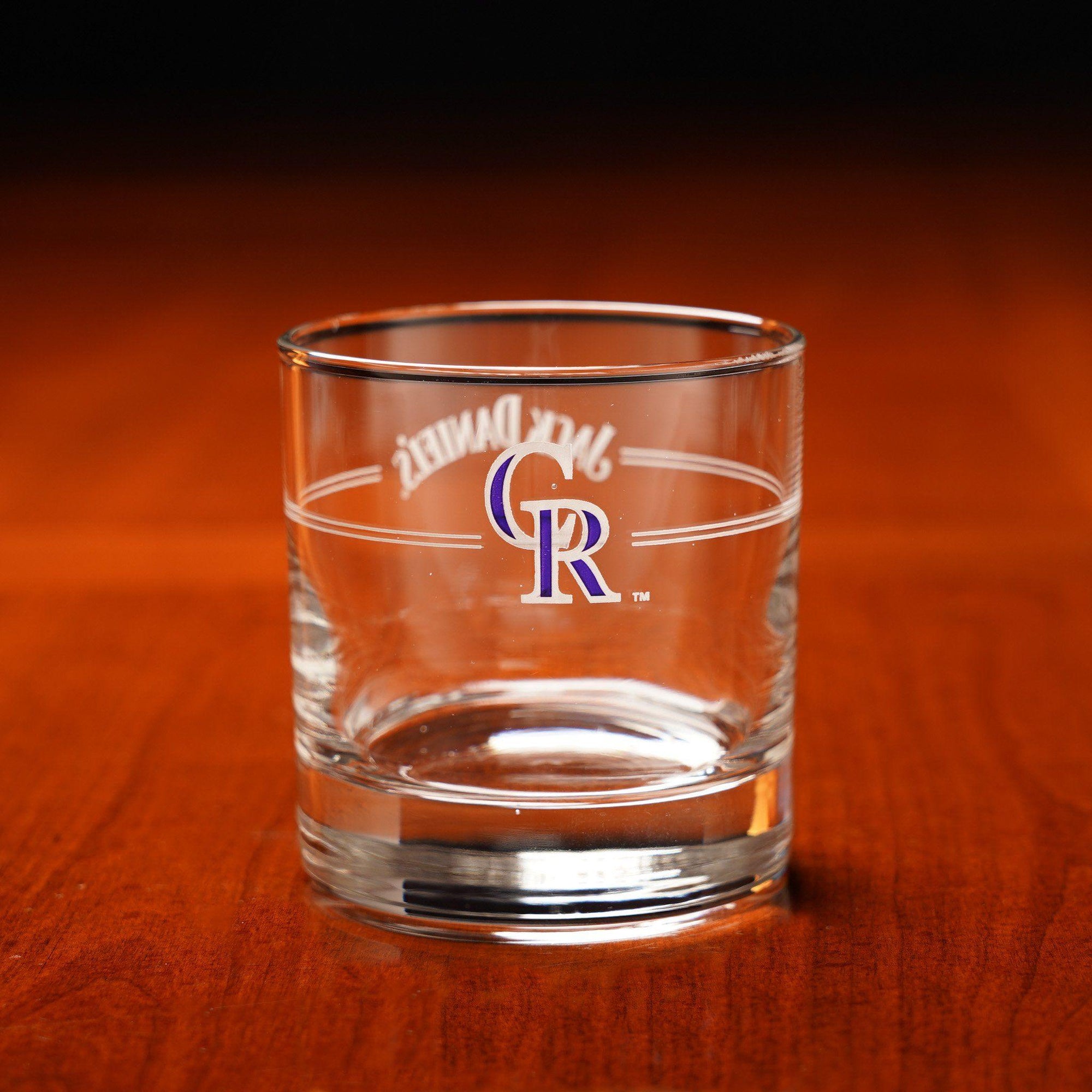 Jack Daniel’s Colorado Rockies MLB Glass - The Whiskey Cave