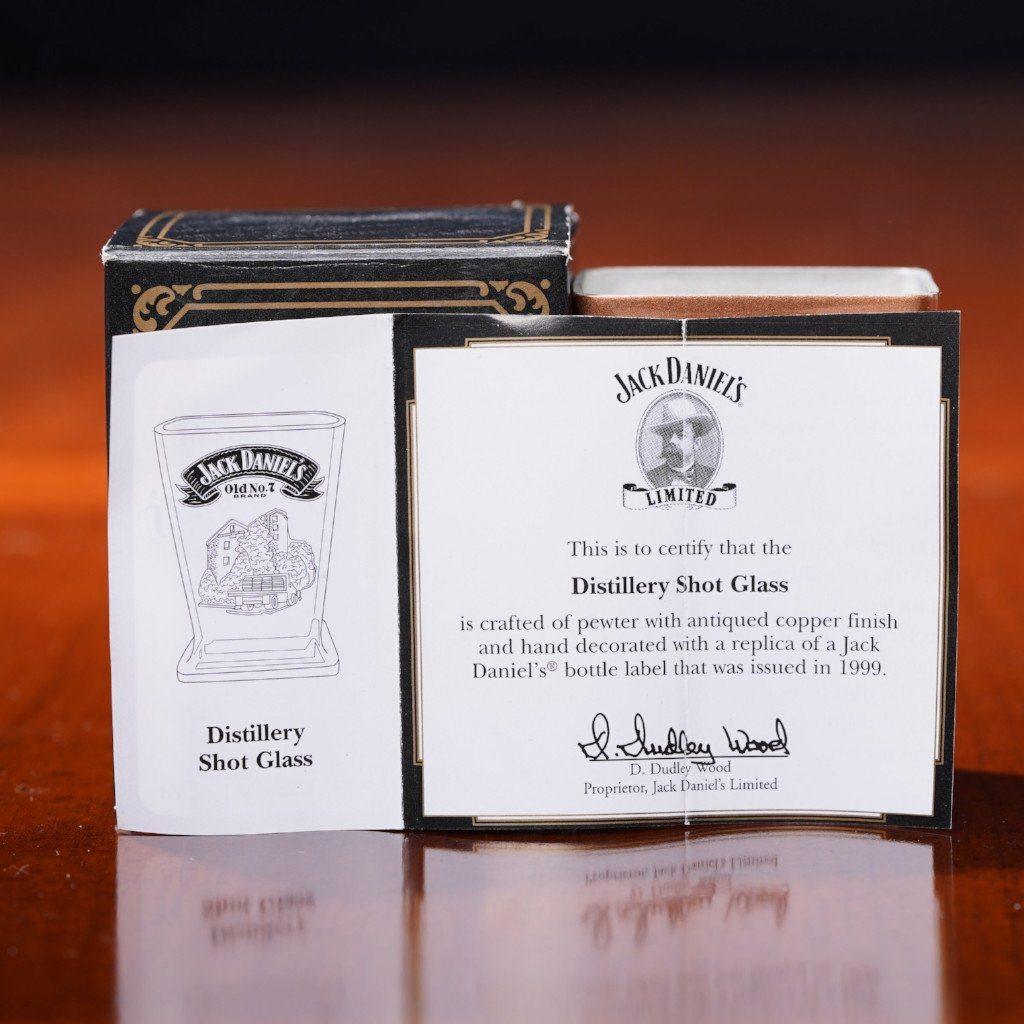 Jack Daniels Distillery Pewter Shot Glass - The Whiskey Cave