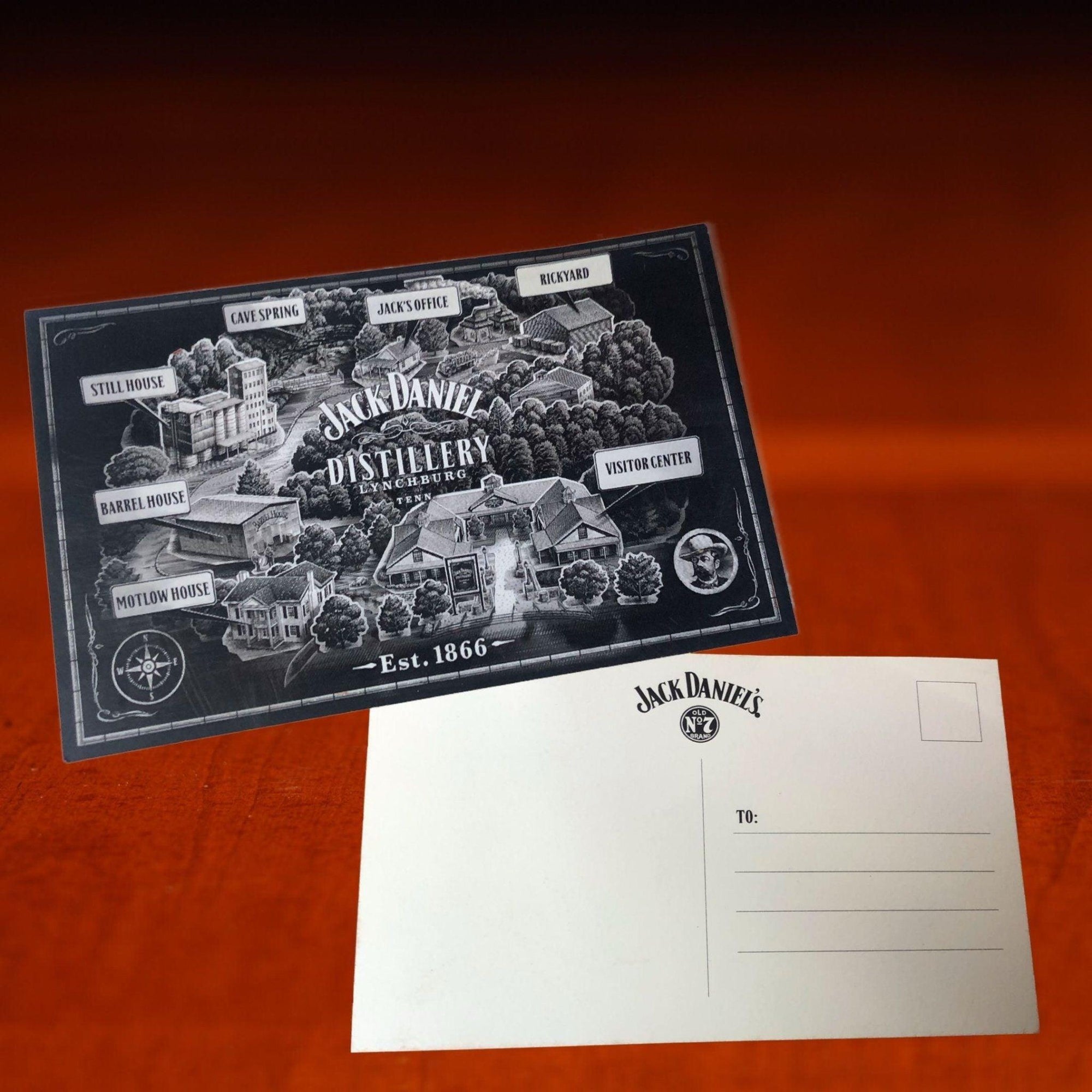 Jack Daniel’s Distillery Postcard - The Whiskey Cave