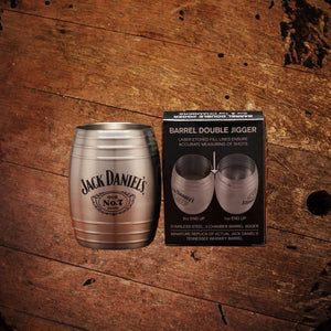 Jack Daniel’s Double Chamber Stainless Barrel Shot Glass - The Whiskey Cave