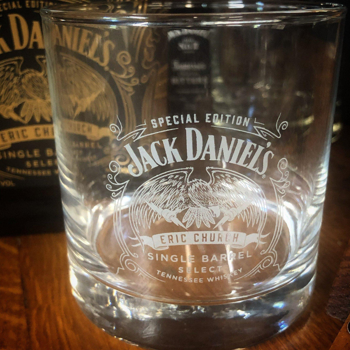 Jack Daniel’s Eric Church Single Barrel Rocks Glass - The Whiskey Cave