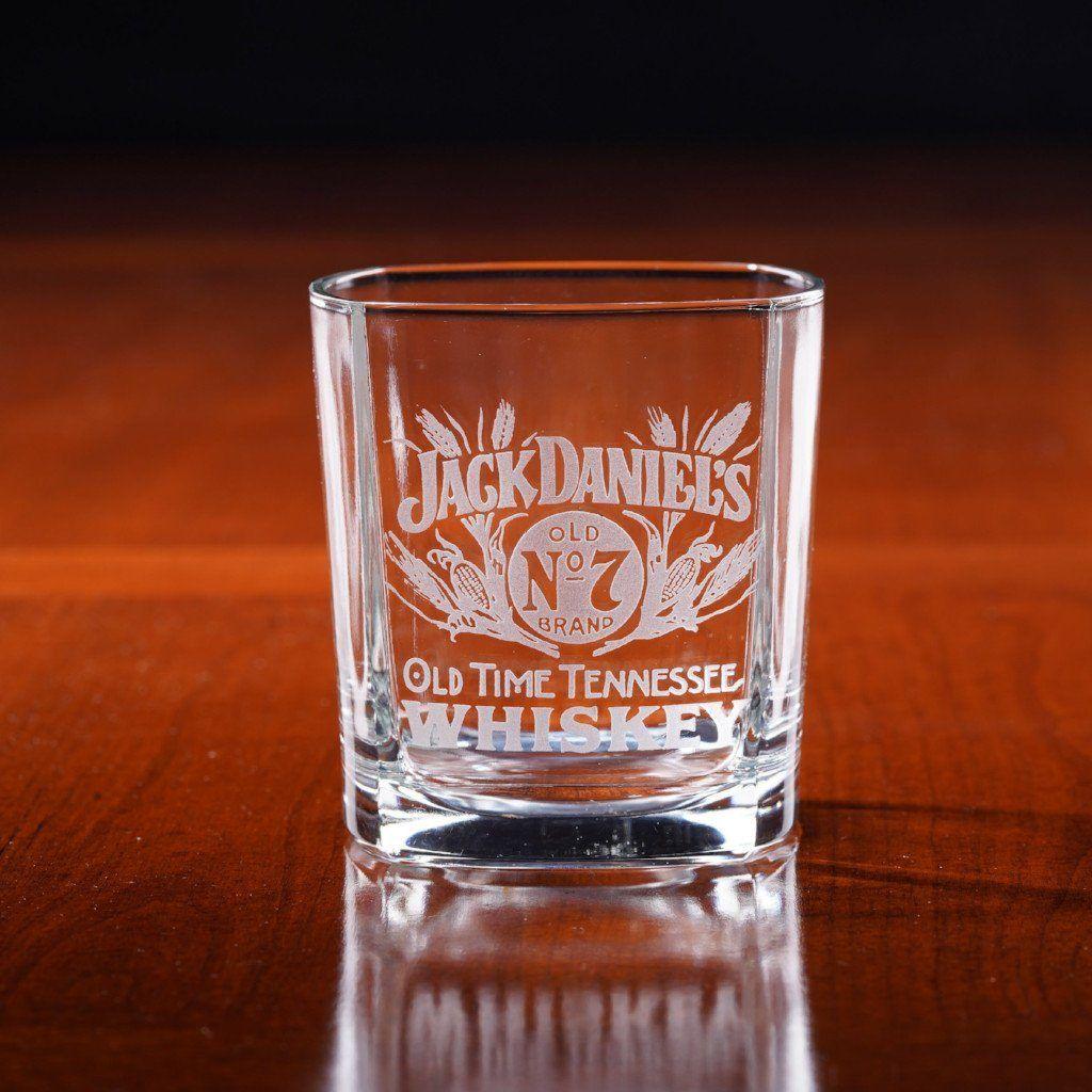 Jack Daniel’s Fenton Etched Glass - The Whiskey Cave