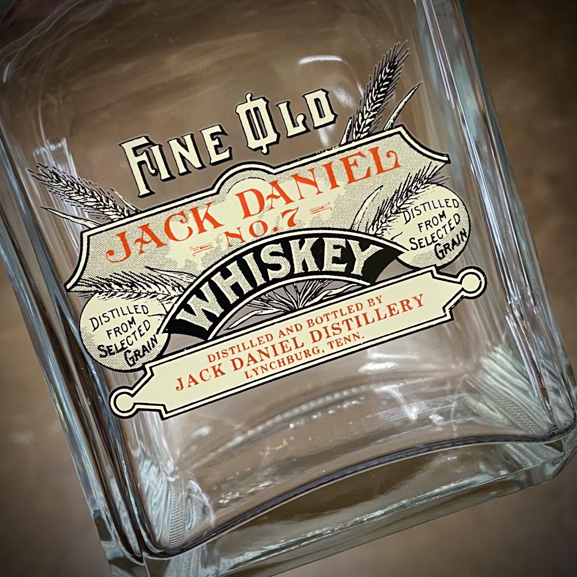 Jack Daniels Fine Old Whiskey Decanter - The Whiskey Cave
