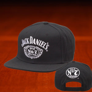 Jack Daniel’s Flat Brim Double Logo Hat - The Whiskey Cave