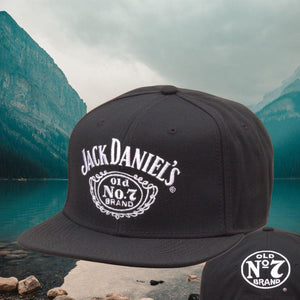 Jack Daniel’s Flat Brim Double Logo Hat - The Whiskey Cave