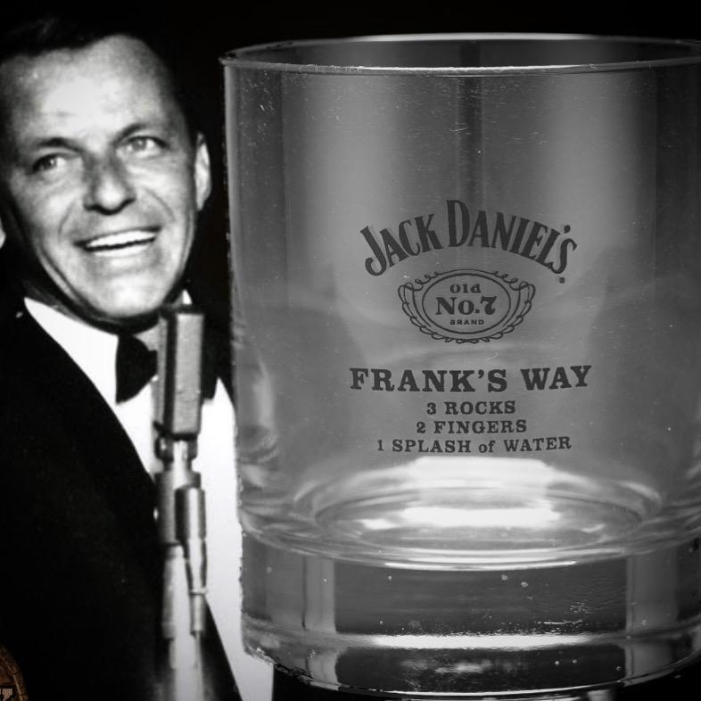 Jack Daniel's Frank Sinatra Rocks Glass - The Whiskey Cave