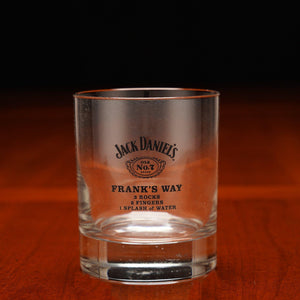 Jack Daniel's Frank Sinatra Rocks Glass - The Whiskey Cave