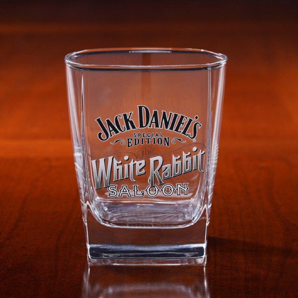 Jack Daniel’s Glass White Rabbit Saloon - The Whiskey Cave