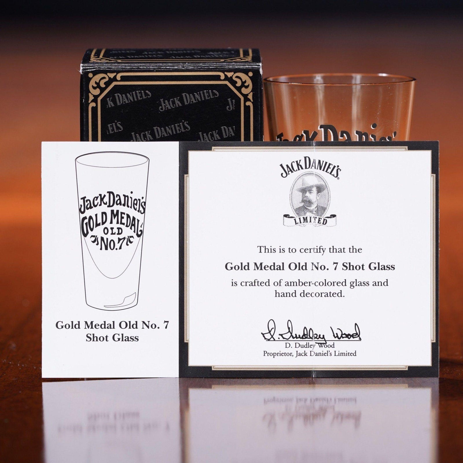 Jack Daniel’s Gold Medal Amber Shot Glass - The Whiskey Cave