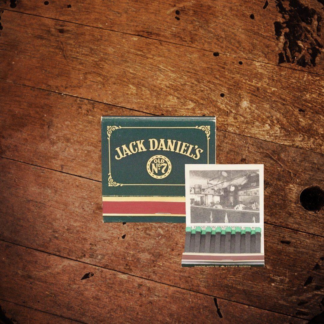 Jack Daniel’s Green Label 70’s Matchbook White Rabbit Saloon - The Whiskey Cave