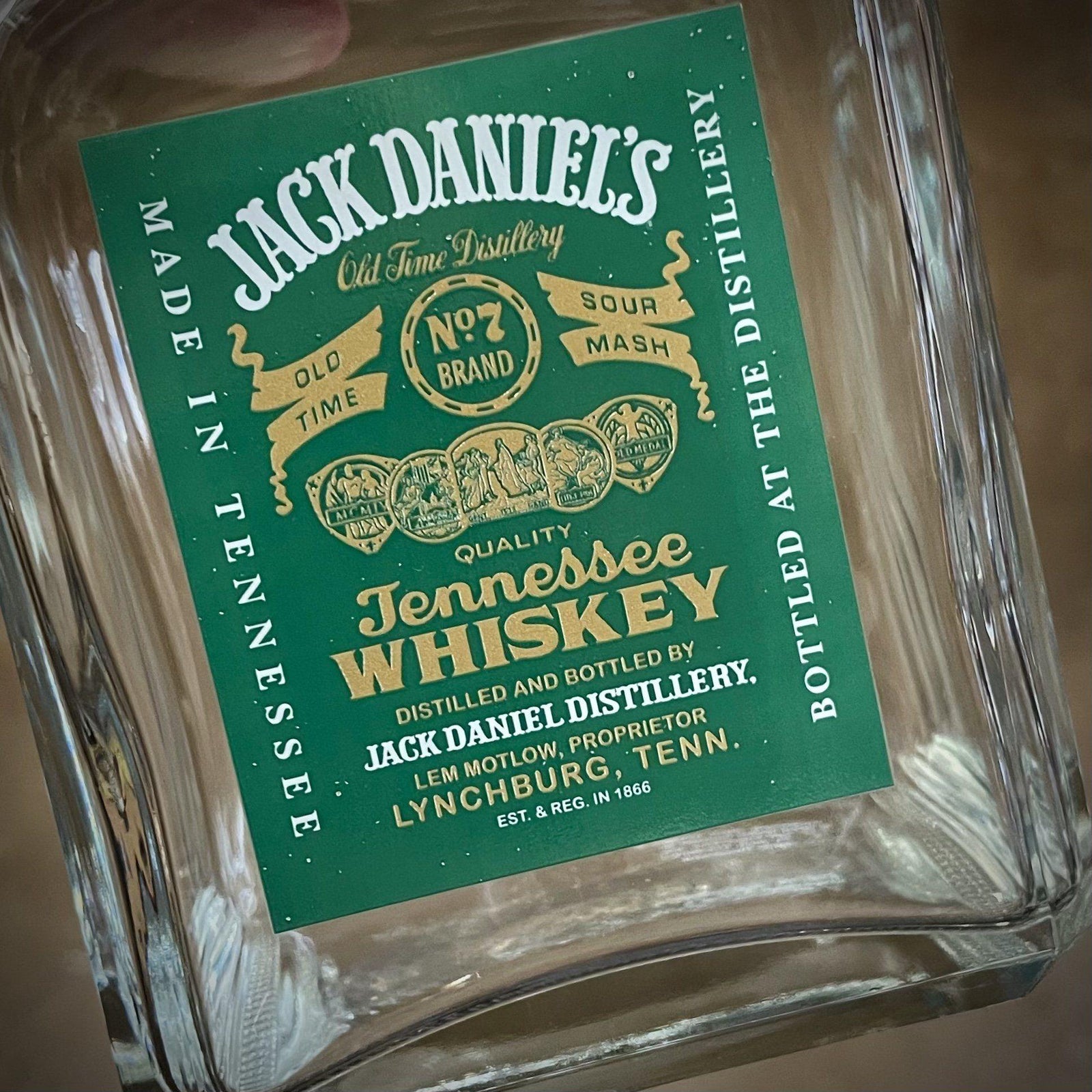 Jack Daniels Green Label Decanter - The Whiskey Cave