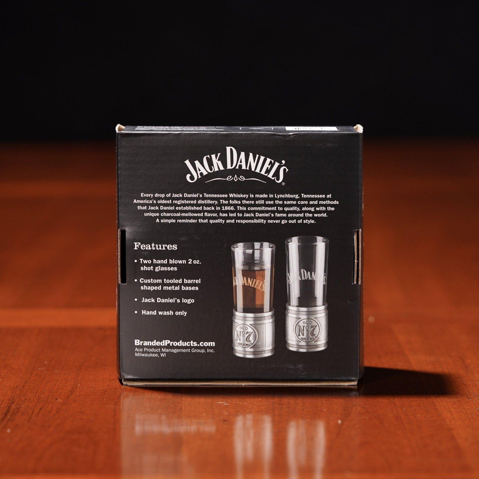 Jack Daniel’s Hand Blown Shot Glass Set - The Whiskey Cave