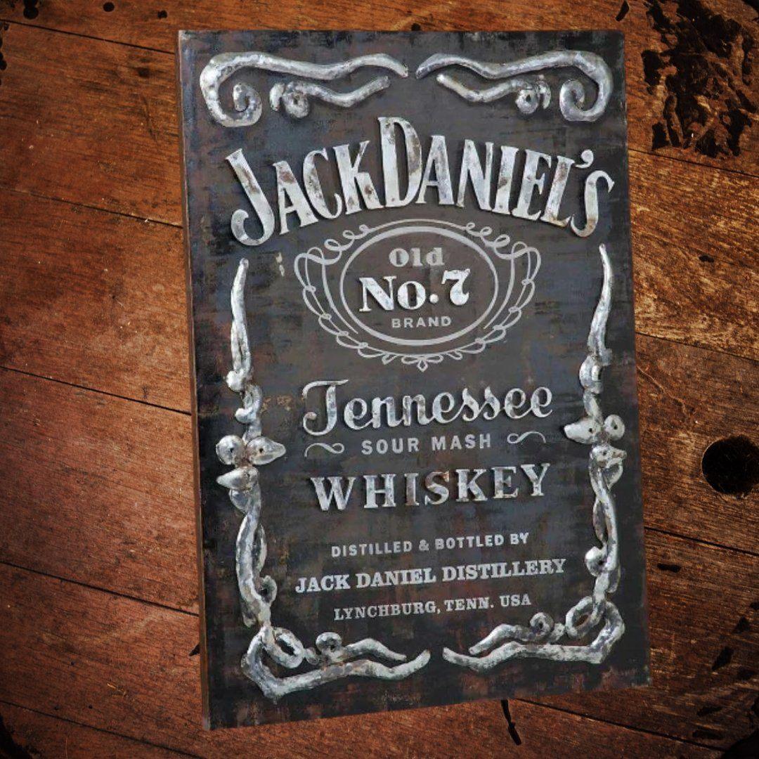 Jack Daniel’s Hand Crafted Metal Wall Art - The Whiskey Cave