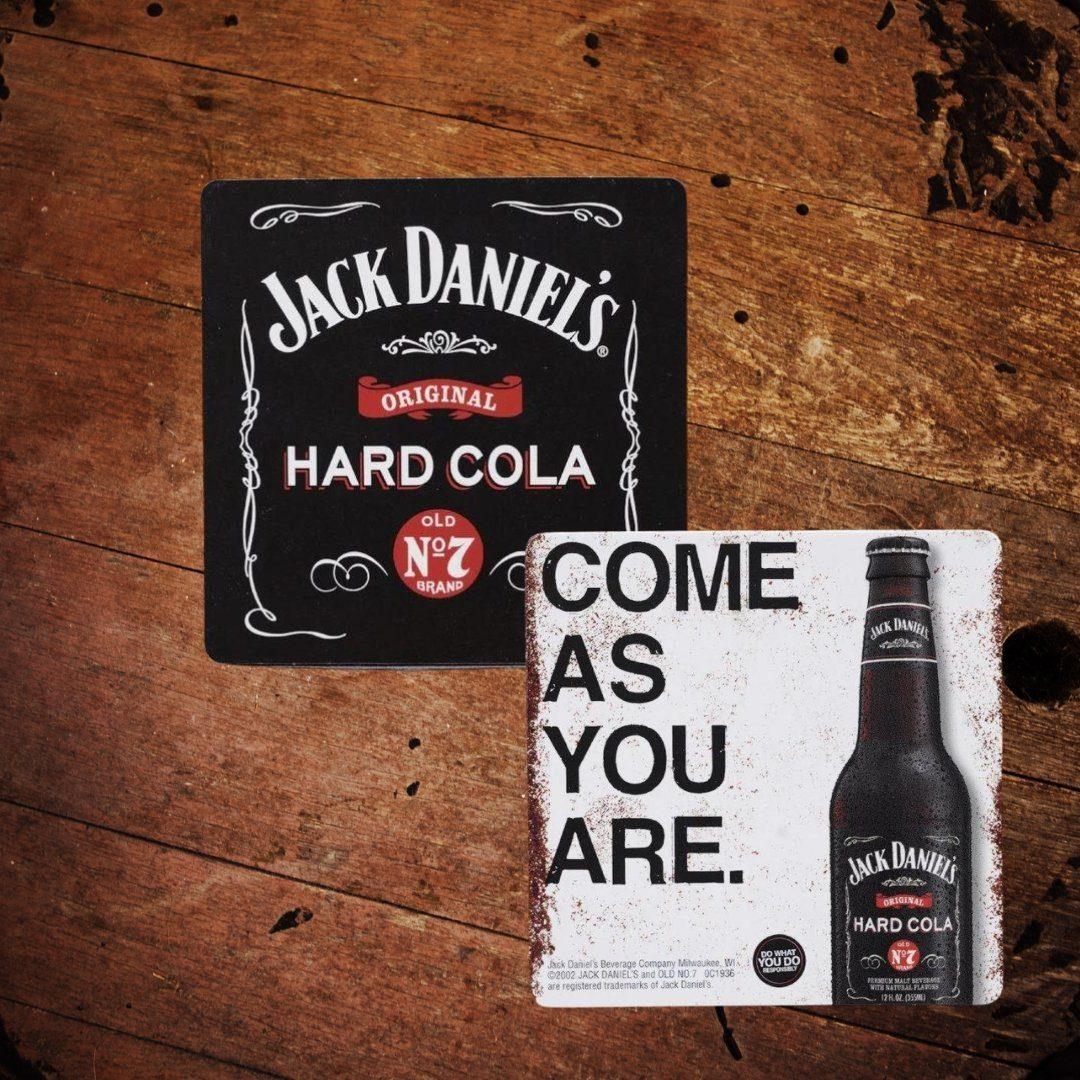 Jack Daniel’s Hard Cola Coaster 2002 - The Whiskey Cave