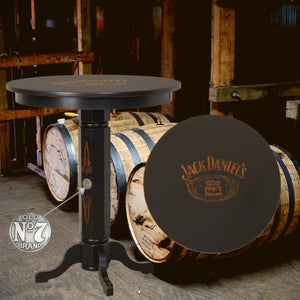 Jack Daniel’s Hardwood Pub Table - The Whiskey Cave