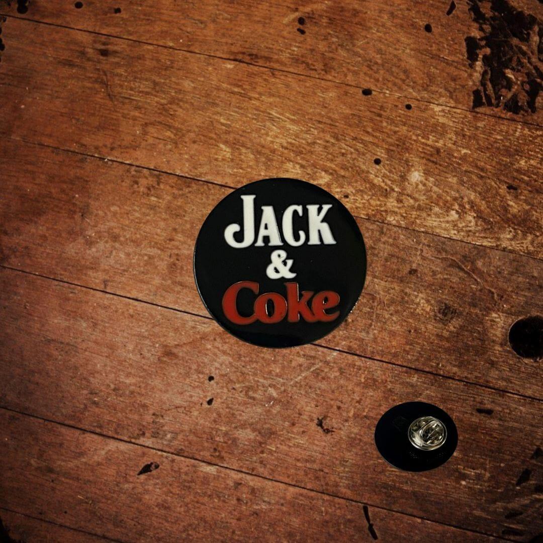Jack Daniel’s “Jack and Coke” Metal Pin 1” - The Whiskey Cave