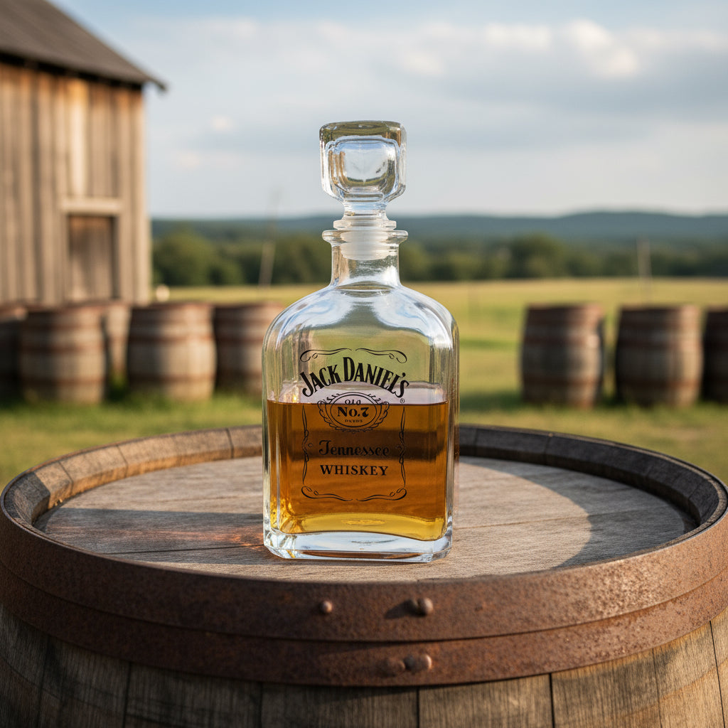 Jack Daniel’s Label Logo Decanter - The Whiskey Cave