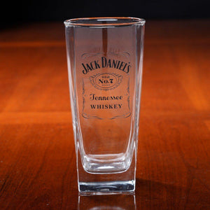 Jack Daniel’s Label Logo Glass - The Whiskey Cave