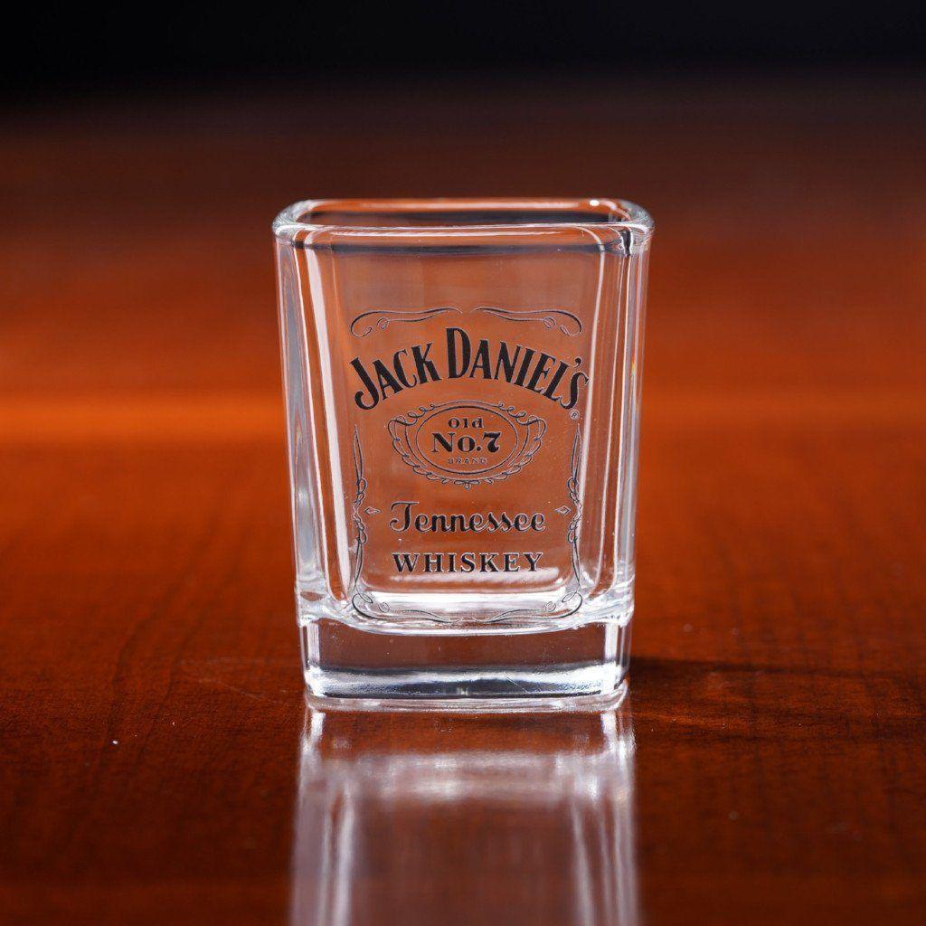 Jack Daniel’s Label Logo Shot Glass - The Whiskey Cave