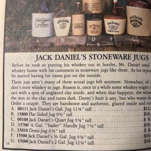 Jack Daniels Late 70’s Hardware Store Flat Jug - The Whiskey Cave