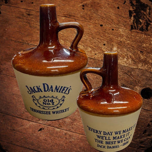 Jack Daniels Late 70’s Hardware Store Two Sided Jug - The Whiskey Cave
