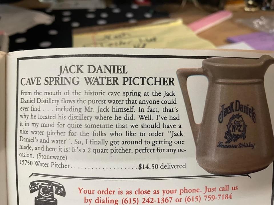 Jack Daniels Late 70’s Stoneware Pitcher - The Whiskey Cave